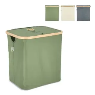 InSideOut folding basket with lid Sogne 40.5 x 33 x 42cm rPET - LT57105 (gadzety reklamowe)